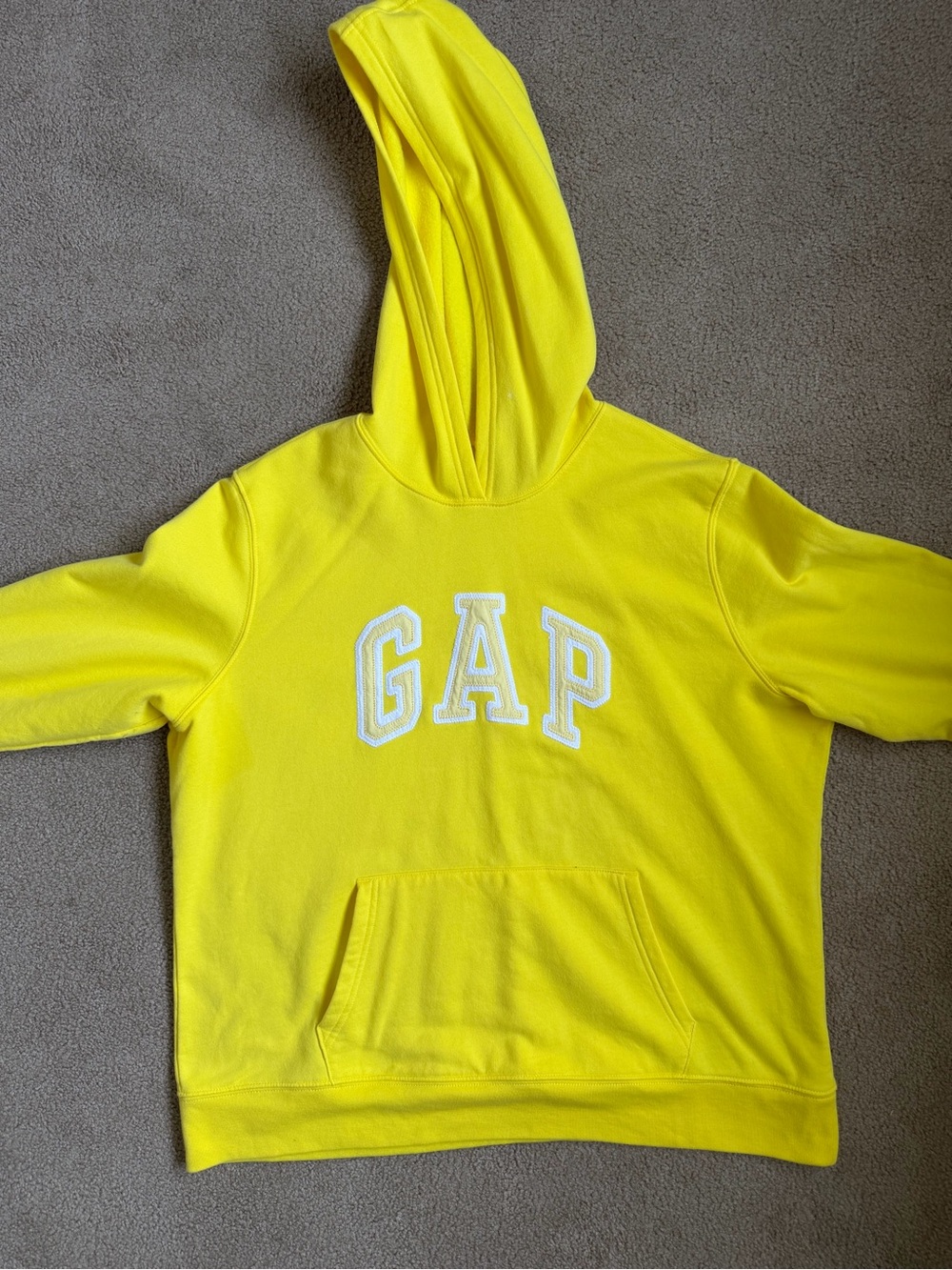 Women's Yellow GAP Pullover Fleece